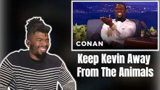 AMERICAN REACTS TO Kevin Hart Is Angry About Australia's Wildlife | CONAN on TBS