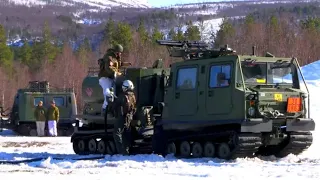 U.S. Marines and Norwegian Soldiers Perform Air-Delivered Ground Refueling Operation