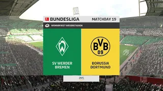 Werder Bremen vs Borussia Dortmund | Bundesliga 11 February 2023 Full Match FIFA 23 | PS5™ [4K HDR]