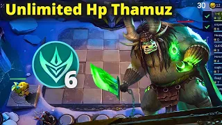 GURDIAN THAMUZ UNLIMITED HP REGEN MAGIC CHESS NEW META | MLBB MAGIC CHESS BEST SYNERGY COMBO TERKUAT