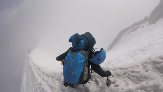 Man nearly falls to death on Aiguille du Midi Arete, Chamonix Mont Blanc