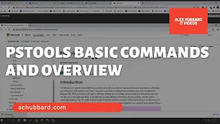PSTools Basic Commands and Overview