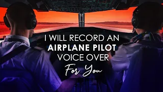 Airplane Captain Voice Over Services by Andrew Helbig