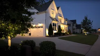 Relaxing Night Walk Through North Carolina Neighborhoods | Nature Sounds for Sleep and Study