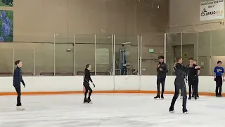 Jump it ! USFS camp - skating skills with Carolina Kostner in Colorado Springs May 2023 Julian Chan
