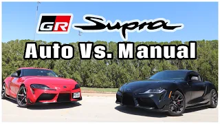 GR SUPRA Manual VS Auto | Which is faster?