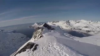 Skitouring Senja,  Skolpan 779m