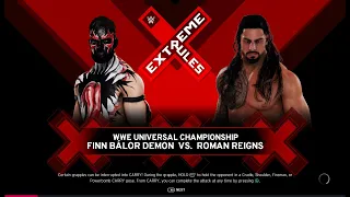 WWE 2K20 Roman Reigns Vs Finn Balor Demon