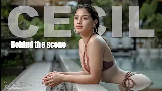 Swimsuit Portraits Photography Behind the scene with Cecil | Nikon Z5 Nikkor 50mm / Godox AD200Pro
