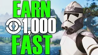 Star Wars Battlefront | FASTEST Way to Earn Crafting Parts