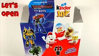 Found some TRANSFORMERS Kinder Eggs! Opening Robots In Disguise Kinder Joy Eggs