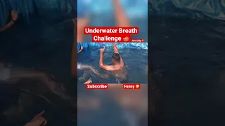 Underwater BreathChallenge 🏊‍♂️ Loser Will Eat Jolo Chips🥵#jolochip #challenge #funny #comedy