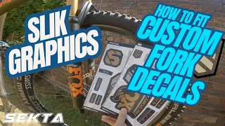 SLIK GRAPHICS💥how to fit Custom Fork Decals