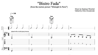 "Bistro Fada" by Stephane Wrembel from "Midnight In Paris" with Chords and Tabs