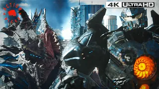 JAEGER VS KAIJU EPIC FIGHT IN JAPAN | Pacific Rim Uprising 4k HDR