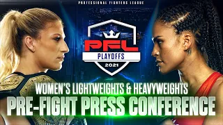 2021 PFL Playoffs: Women's Lightweight & Heavyweight Pre-Fight Press Conference