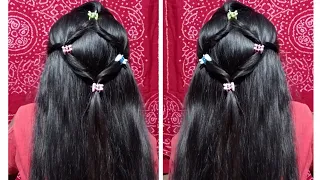 New Ever 👉 Beautiful Birthday Party Hairstyle Girl | Hair design for long hairstyle | Hairstyle girl