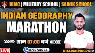 Geography Maha Marathon | Online | Military School Online Coaching | Military school coaching