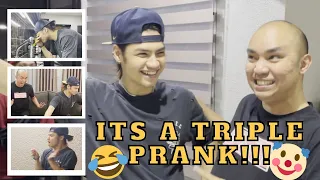 TRIPLE PRANK KAY HASHTAG KID (WELCOME SA BAHAY NG BEKS BATTALION) | CHAD KINIS VLOGS