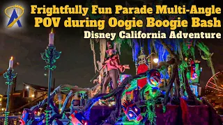 Frightfully Fun Parade Multi-Angle POV during Oogie Boogie Bash at Disney California Adventure