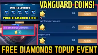 NEW UPCOMING EVENT   in advance  server only ,  How to convert Vanguard coins into diamonds ❤😊