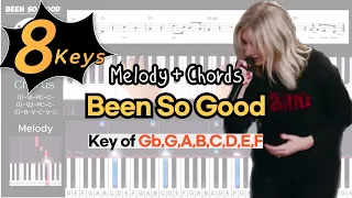 Been So Good -Elevation Worship | Key of Gb, G, A, B, C, D, E, FㅣPiano coverㅣWorship Piano Tutorials