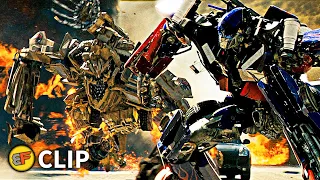 Optimus Prime vs Bonecrusher | Transformers (2007) Movie Clip HD 4K