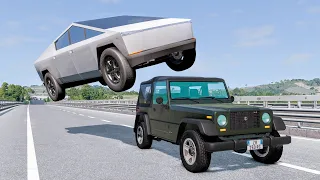 High Speed Traffic Car Crashes #115 - BeamNG Drive | CrashBoomPunk