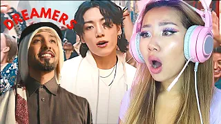 SO INSPIRING! 😃 JungKook 'DREAMERS' Feat. Fahad Al Kubaisi Ofiicial Music Video| REACTION/REVIEW