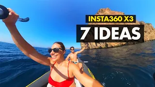 7 EASY SHOTS with Insta360 X3 in SUMMER 😎