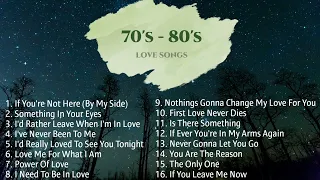 Most Requested 70's - 80's Love Songs Compilation | Non-Stop Playlist