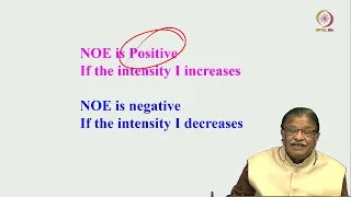 Lec 51 Conceptual understanding of NOE