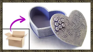 How to make a HEART-shaped BOX | do it yourself