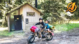 Off-Road Camping With Kids At Abandoned Primitive Campsite