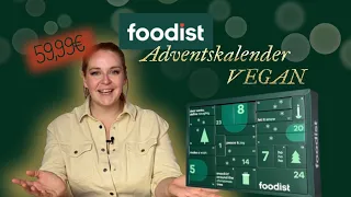 FOODIST VEGANER ADVENTSKALENDER - ich teste für euch vegane Snacks 🌱🌱