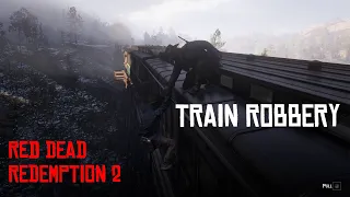 Red Dead Redemption 2 Train Robbery Gameplay