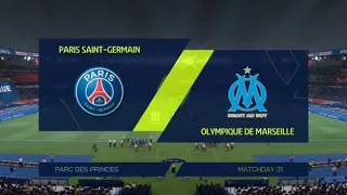 FIFA 22 PS4 / PSG vs Olympique Marseille / Ligue 1 Matchday 32 / 17.04.2022 FULL GAMEPLAY