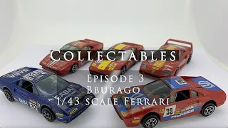 Vintage Collectables Episode 3  - Vintage Bburago 1/43 diecast Ferrari models