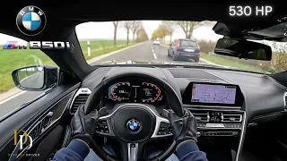 2019 BMW M850i xDrive [4.4 V8 530 HP] Test Drive on Country Road in Germany (4K) POV 2023