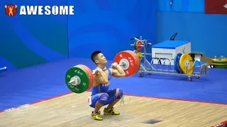 China weightlifting Lu xiao jun c&j196kg in  China national game 2017.