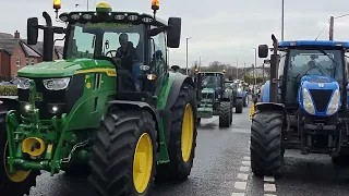 The Livingstone Christmas Tractor Run 2023 in Armagh, Northern Ireland. 30-12-2023 🚜 🚜 🚜 🚜