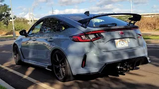 Tomei Expreme Ti Exhaust "Type D" w/Eventuri Intake - Civic Type R FL5 | Flyby & Acceleration