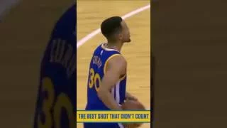 Steph Curry's 75 Foot Shot (Didn't Count)