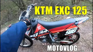 KTM EXC 125 MOTOVLOG IR VAŽINĖJAM