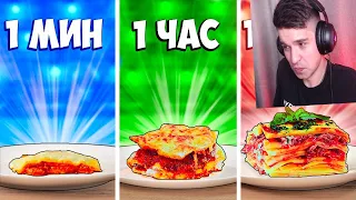 1 МИНУТА VS 1 ЧАС VS 1 ДЕНЬ ЛАЗАНЬЯ - Реакция на vanzai