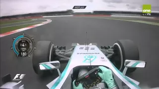 F1 2014- British Grand Prix Pole Lap onboard