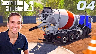 ON COULE DU BETON POUR LA FONTAINE ! Construction Simulator #4