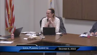 Local Planning Committee Meeting December 6, 2022