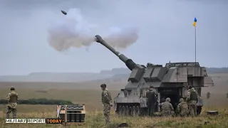 Again!! Ukrainian forces used krab155 mm howitzers to destroy Russian tanks