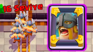 Max AYNA ile 16 Seviye ELİT BARBAR! Clash Royale